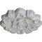Ekena Millwork Emery Leaf Ceiling Medallion, Hand-Painted Frost, 7 5/8"OD x 1"P CM07EMFRF - alternate 4